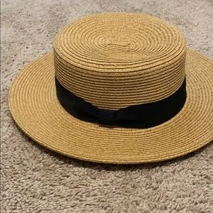 Straw Boater Hat